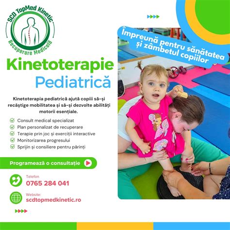 Copil efectuând exerciții de kinetoterapie