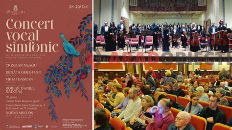 Infografic: Organizarea unui concert vocal-simfonic cu participarea corului și violoncelistului din Germania