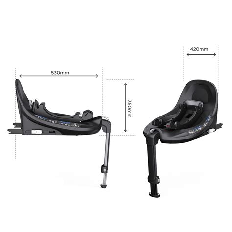 Infografic: Schema instalarii Isofix cu picior de sprijin si directia rear-facing