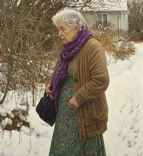 Femeie în vârstă cu un nou-născut