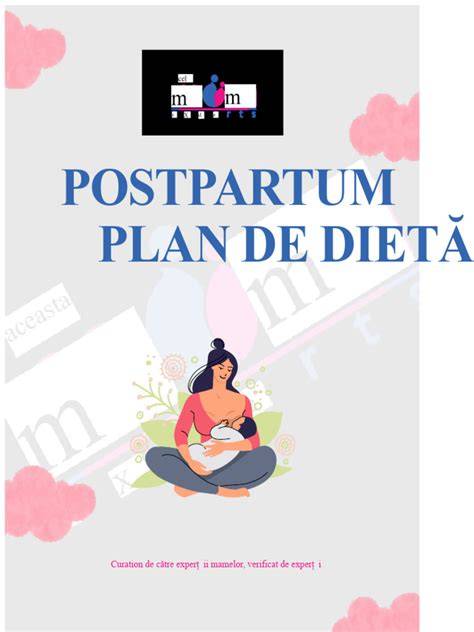 Infografic: Dieta postpartum după cezariană
