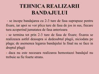 Schema de purtare a bandajului postnatal și poziționare pe șolduri