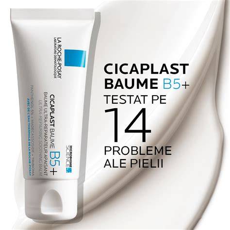 Infografic: Componentele-cheie ale Cicaplast Baume B5+ și modul de acțiune