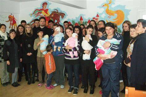 hartă a rețelei de centre maternale din București cu focalizare pe Centru maternal Sf. Andrei