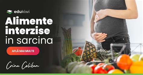 grafic cu alimente permise și interzise în sarcina