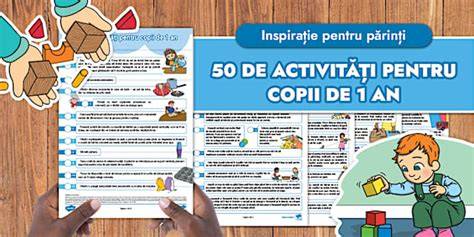 Infografic: gama centrelor de activități bebe, categorii de vârste, timpi de livrare