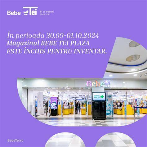 Infografic: Retea Bebe Tei în București și atribute cheie (suprafață, SKU-uri, centre comerciale)