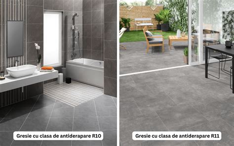 Clase de antiderapare pentru gresie