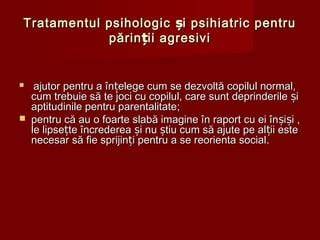 Drumul tratamentului psihiatric și psihologic în cazul copiilor