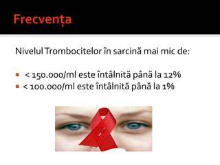 Infografic: clasificări și flux de management în trombocitopenia în sarcină