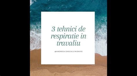 Infografic cu tehnici de respirație pentru travaliu