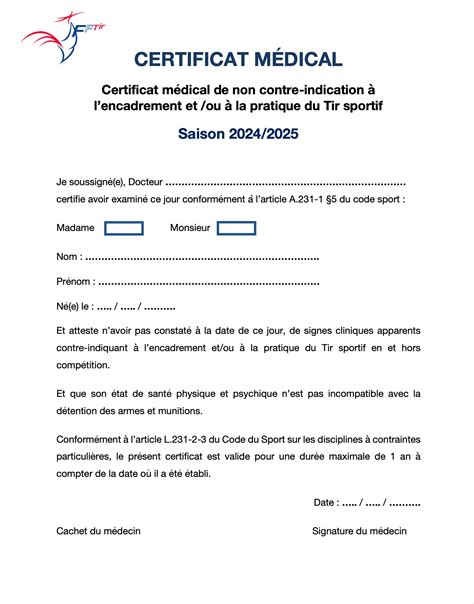 Certificat medical de aptitudine