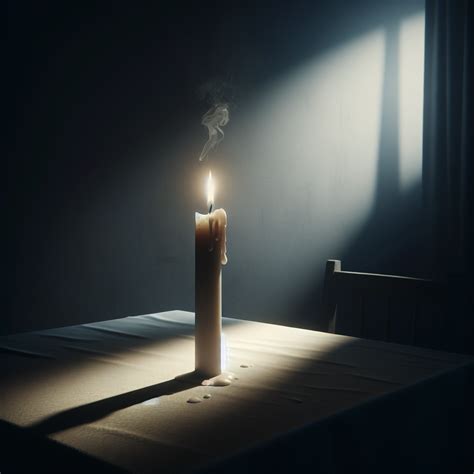 Ilustrație cu o mână care ține o lumânare aprinsă, simbolizând rugăciunea