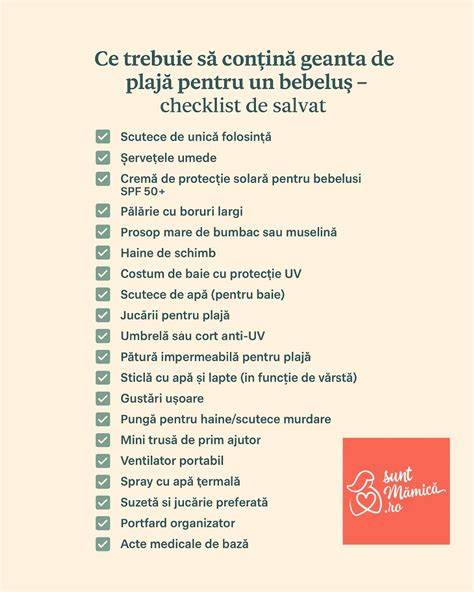 Checklist: ce sa ai in geanta de cabină pentru bebeluș