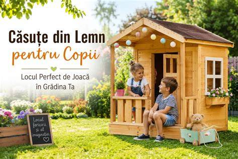 Imagini cu căsuțe din lemn pentru copii