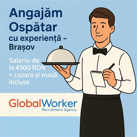 Ospătar servind clienți la masă