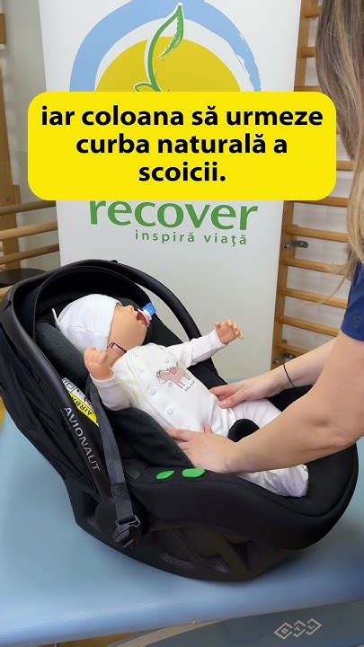 Visual privind poziționarea corectă a copilului în scoică