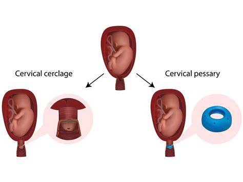 Infografic despre Cerclaj cervical și pesar