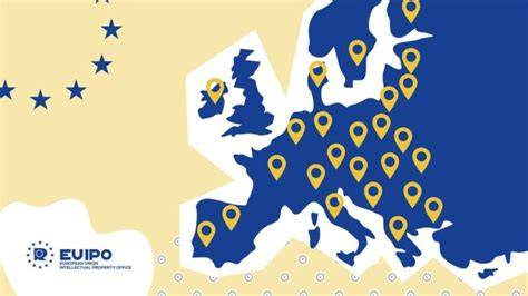 Hartă a distribuției mărcilor de scutece în Europa și prezența lor în România