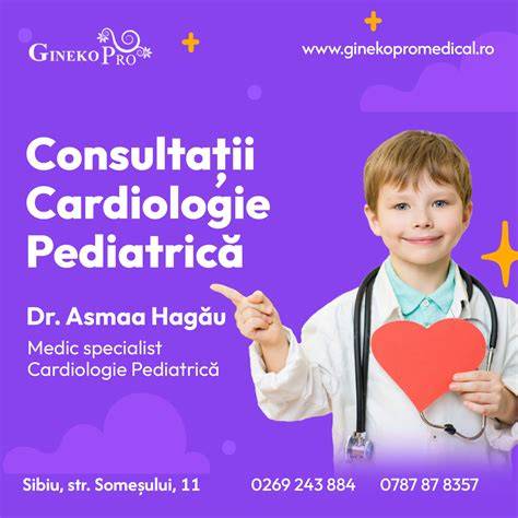 Clinică cardiologie pediatrică - sala de consultații și ecocardiograf