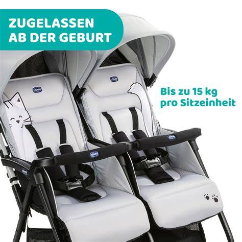 Imagine: Chicco Ohlala Twin - cartonas infographic cu caracteristici principale