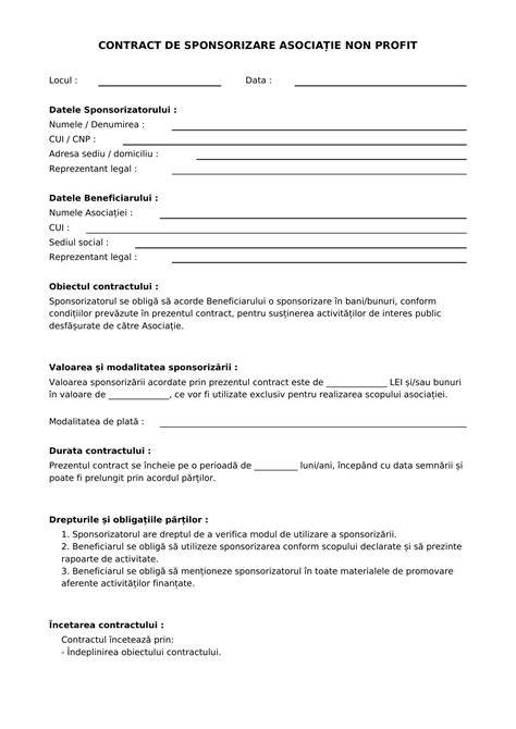 Infografic: Flux Sponsorizare - de la contract la deducere