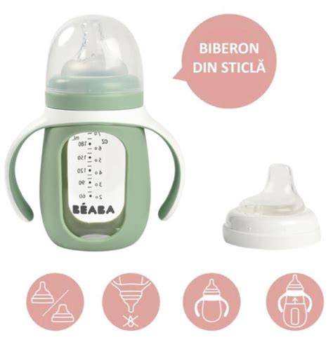 Infografic: fluxul de invatare de la biberon la cana cu pai la 6-12 luni
