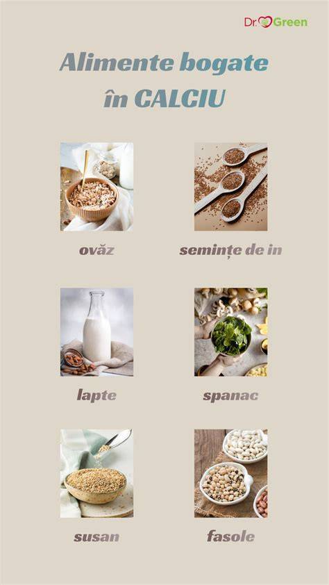 Infografic: alimente recomandate în menopauză (calciu, vitamina D, proteine, legume)
