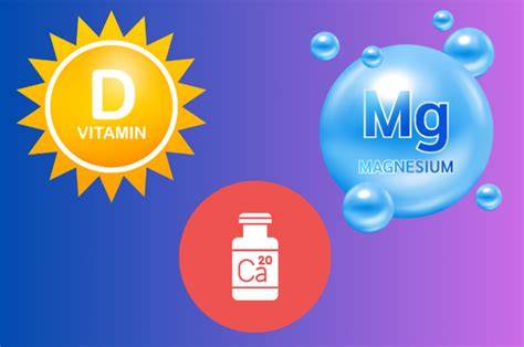 Infografic: Compoziția cheie a Calcium Magnesium with Vitamin D