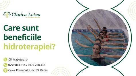Infografic despre beneficiile hidroterapiei și tipurile de hidromasaj