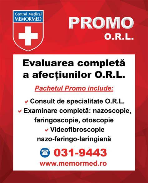 Cartă informativă: Promotii și oferte MEMORMED