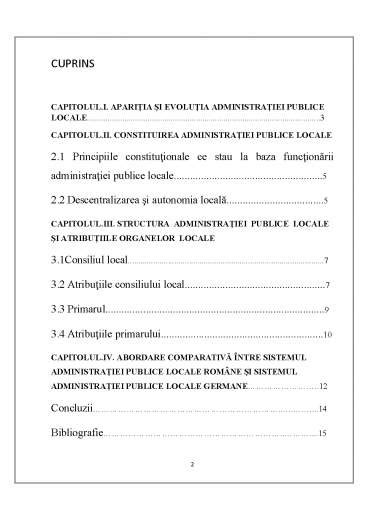 Structura administrației publice în România