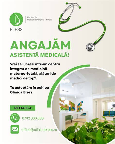 Imagine de prezentare a clinicii cu echipă medicală