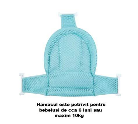 Infografic: Elemente cheie ale unei cădițe cu hamac pentru bebeluși (suport, material, siguranță, termometru)
