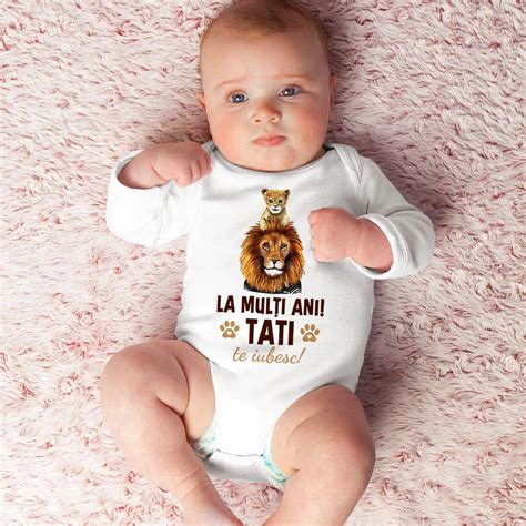Imagine de produs: body bebe 0-2 ani cu imprimeu si mesaj pe maneca