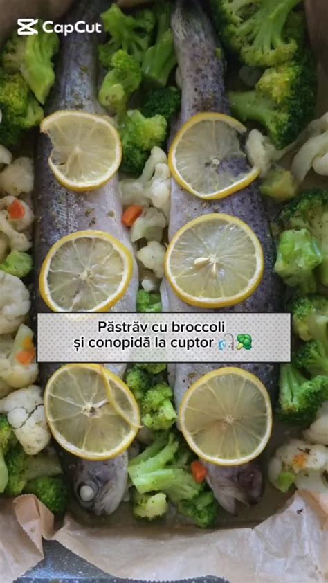 Schema flux preparare pestele cu broccoli
