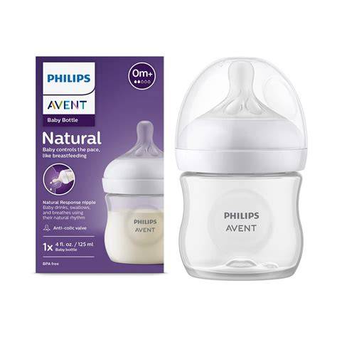 Gât larg al sticlei Philips Avent Natural