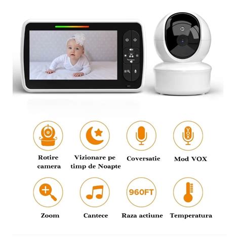 Tabel comparativ: Baby monitor cu si fara vedere nocturna