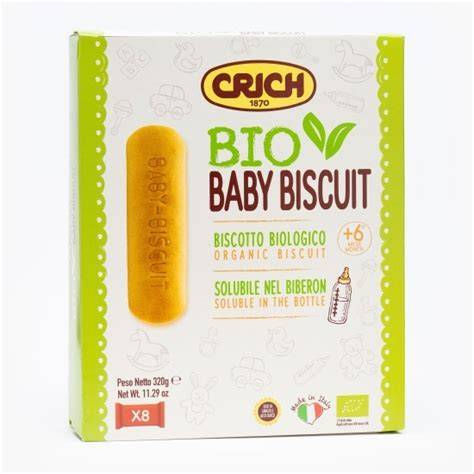 Imagine: Biscuiți fără lapte pentru bebeluși - ambalaj bio