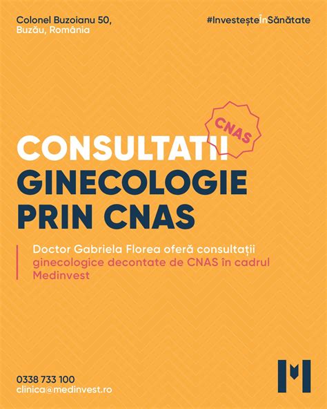 Infografic cu etapele unei consultații ginecologice