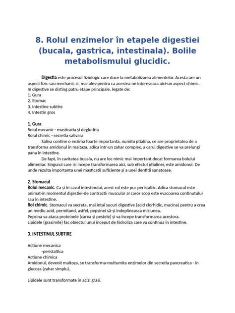 Infografic: mecanismele acțiunii enzimelor digestive