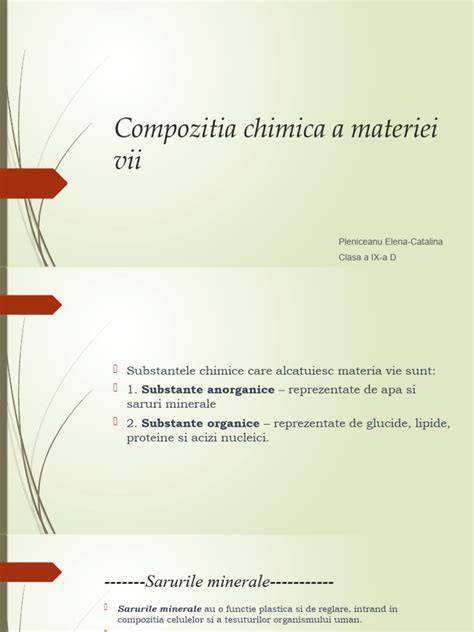 Infografic: Compozitia chimica a cuisoarelor si principalele utilizari