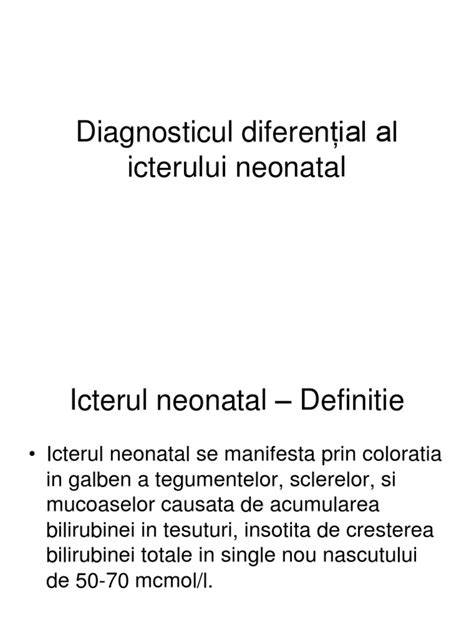 Scheme de flux pentru managementul icterului neonatal