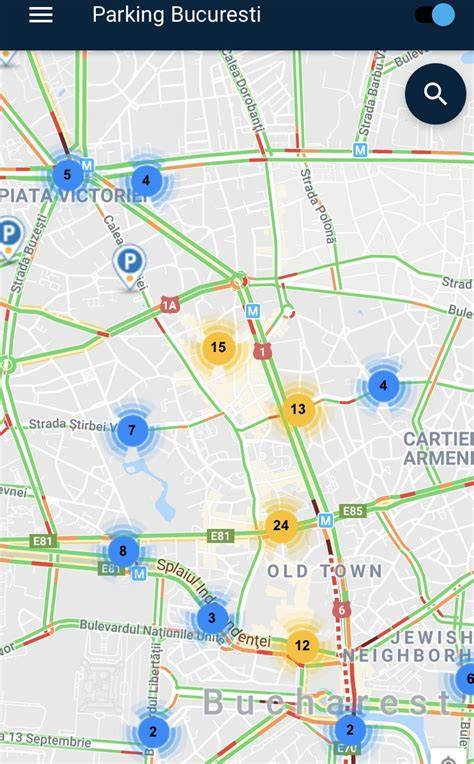 Harta zonelor cu livrare rapidă în București