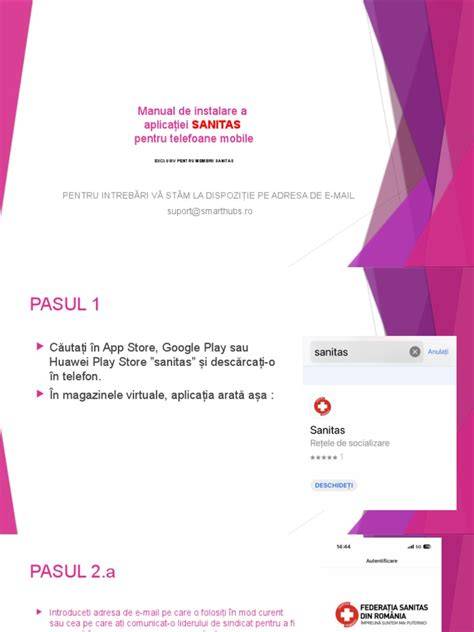 Infografic cu procedura de instalare a aplicației pe Android
