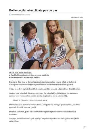 Infografic: Cum se răspândesc bolile copilăriei în colectivități