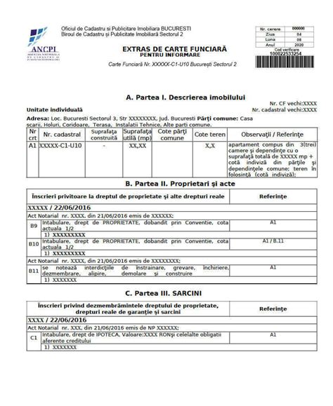 Documente necesare pentru cartea funciară