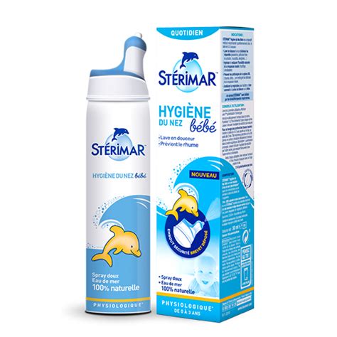 Diagrama utilizării spray Sterimar Baby