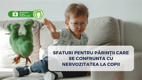 Infografic: factori contribuitori la nervozitatea la copii