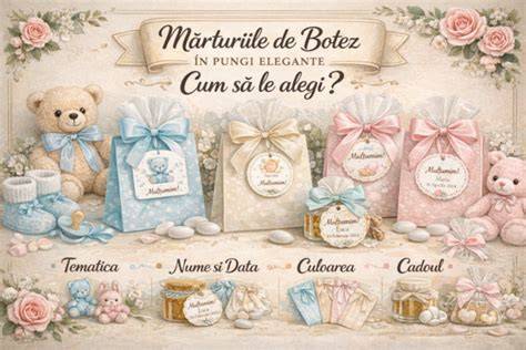 Infografic: cum alegi marturiile de botez corecte pentru eveniment